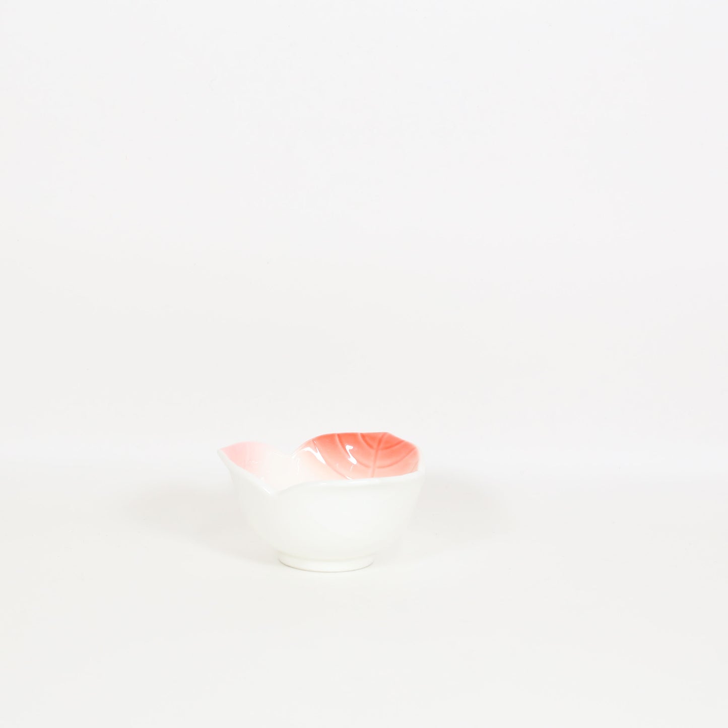 小鉢三ツ葉三色吹 レッド 10cm