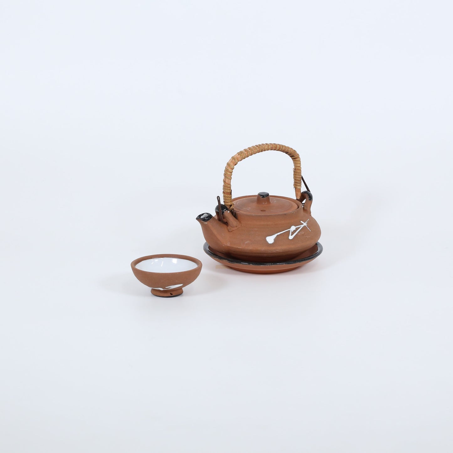 土瓶蒸し松葉丸 ブラウン 13cm
