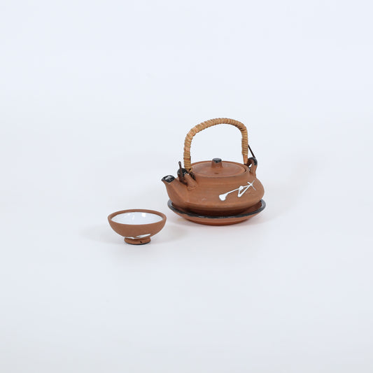 土瓶蒸し松葉丸 ブラウン 13cm