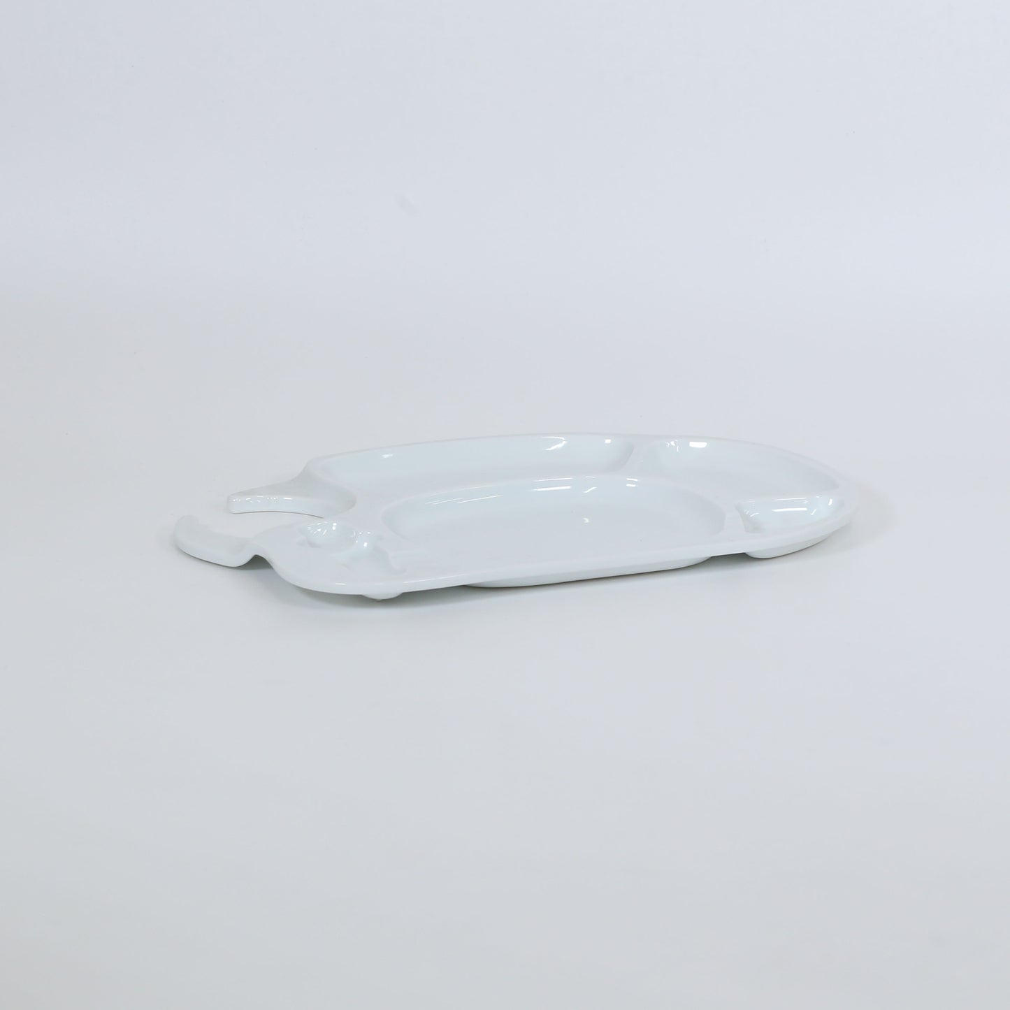 お子様ランチ青磁 ホワイト 31cm