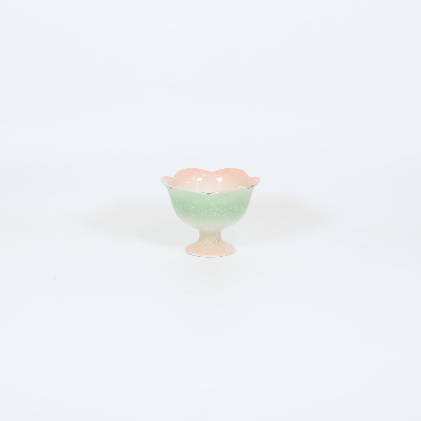 花渕高台小鉢 オレンジ 10cm