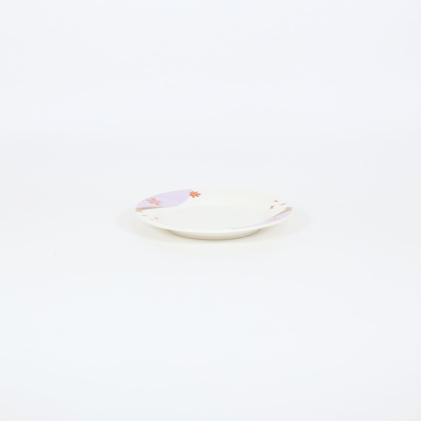 パン皿龍田川春秋 ホワイト 17cm