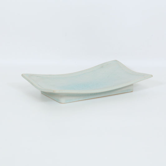 向付青磁 グレー 21cm