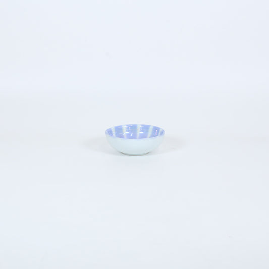 平小鉢パール巻刷毛 ブルー 10cm