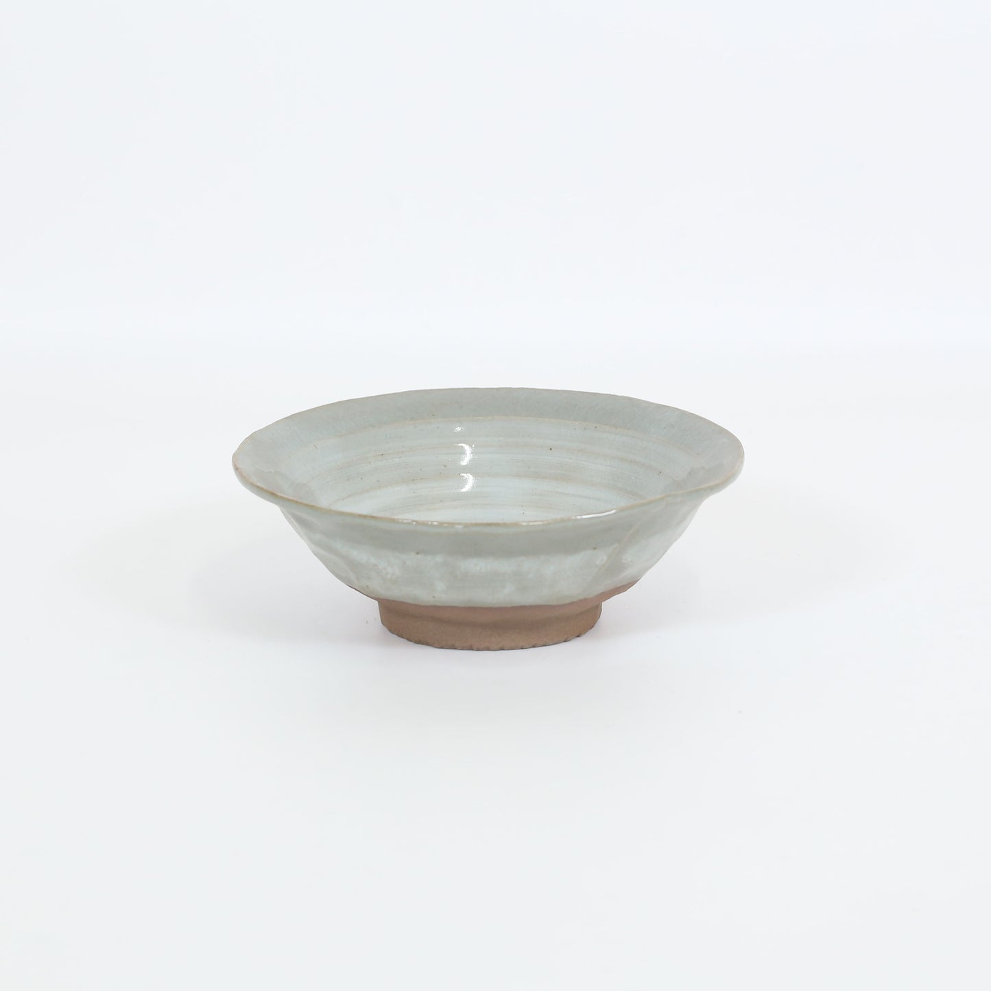 多用鉢粉引一方切 グレー 16cm