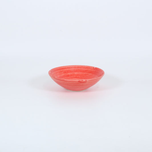 小鉢朱巻 レッド 14cm