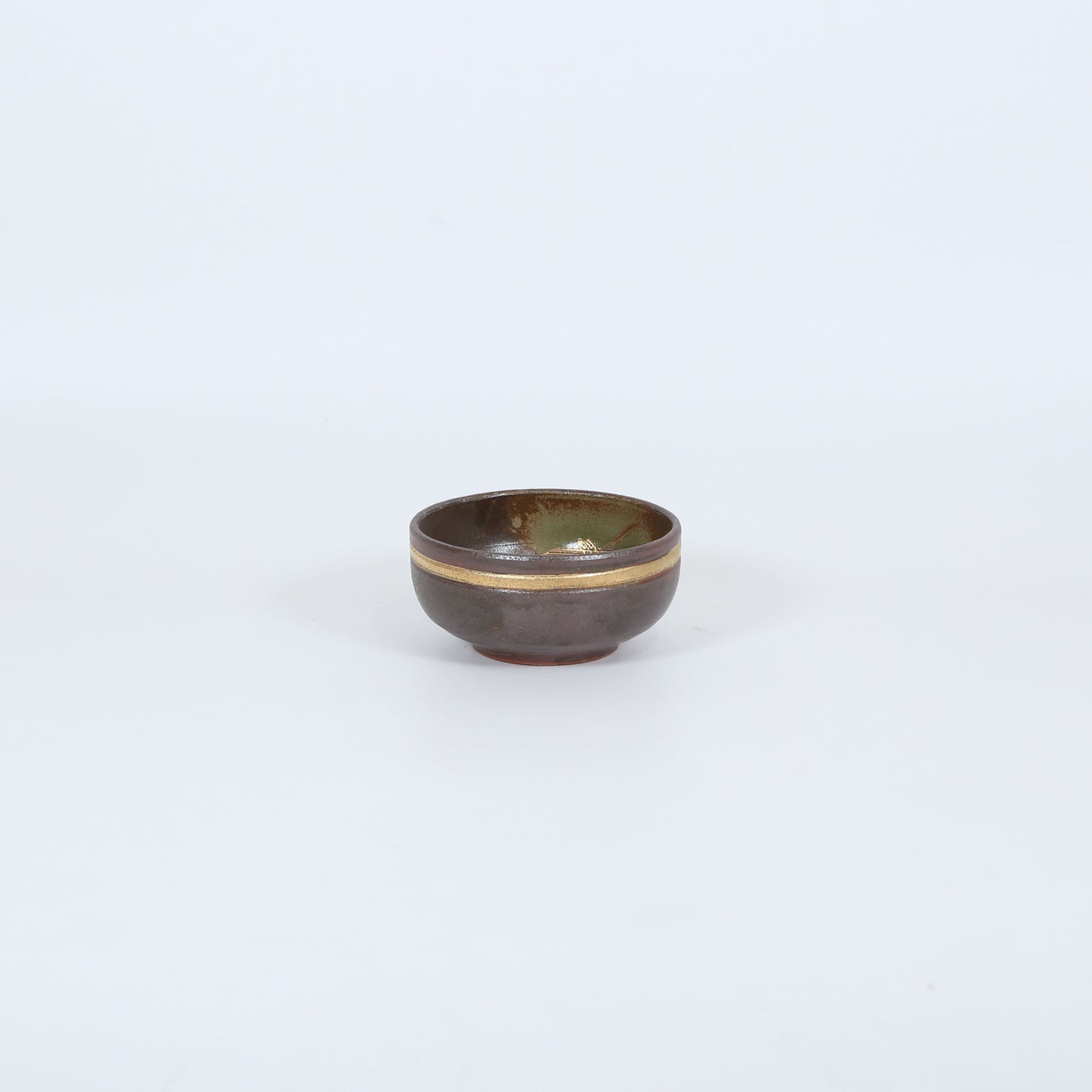 小鉢燻金流 ブラウン 11cm