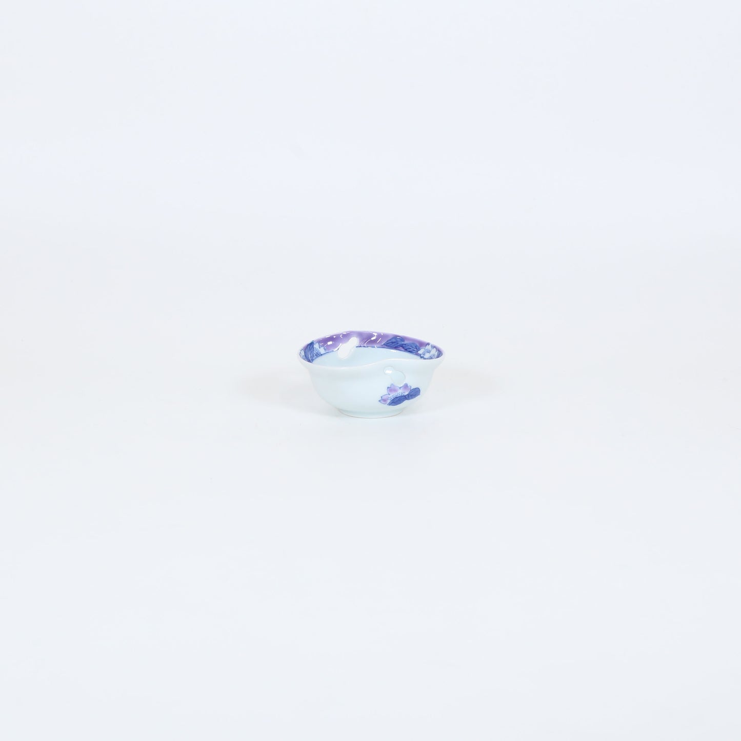 二方押小付染錦瓢抜 ホワイト 9cm