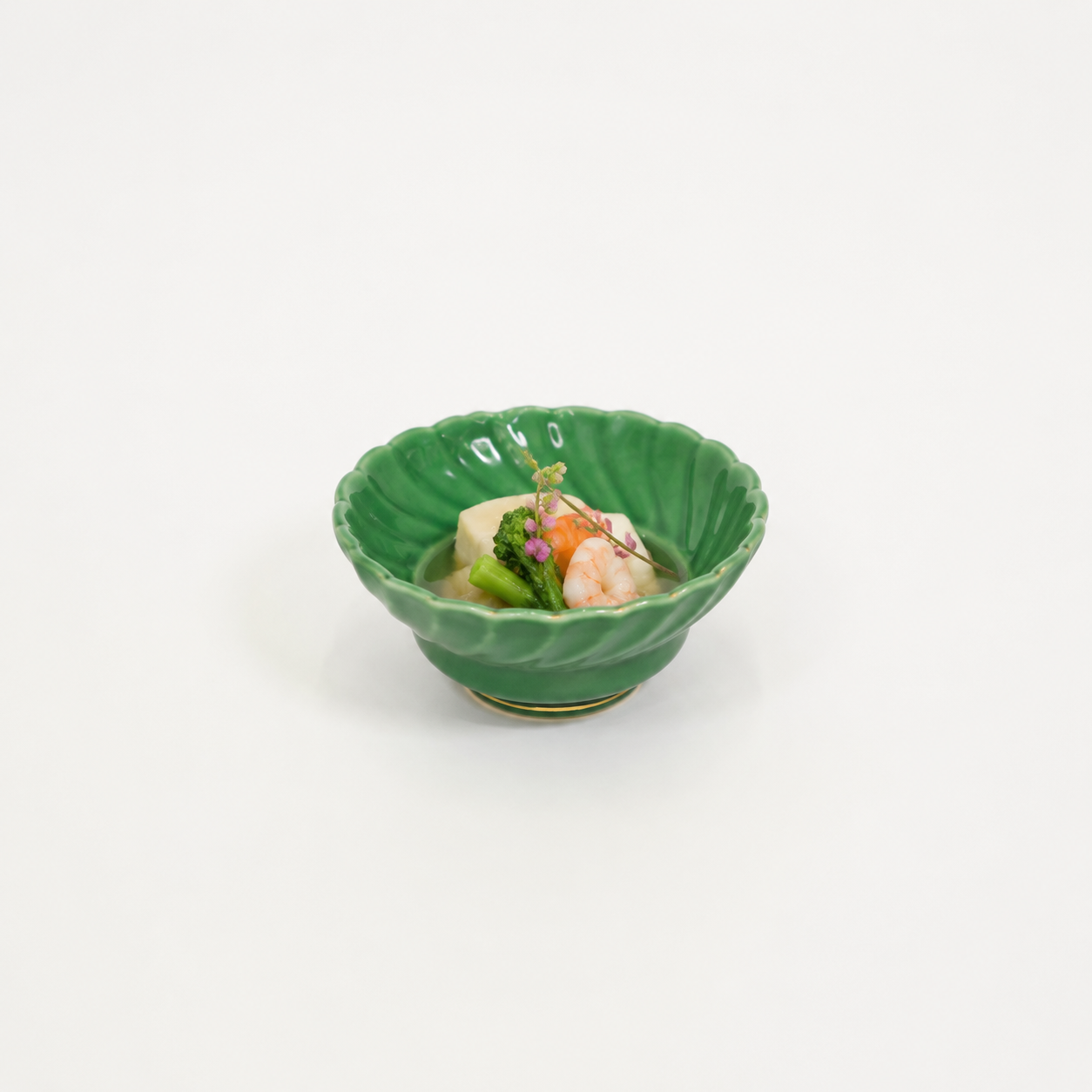 小付グリーン釉 グリーン 10cm