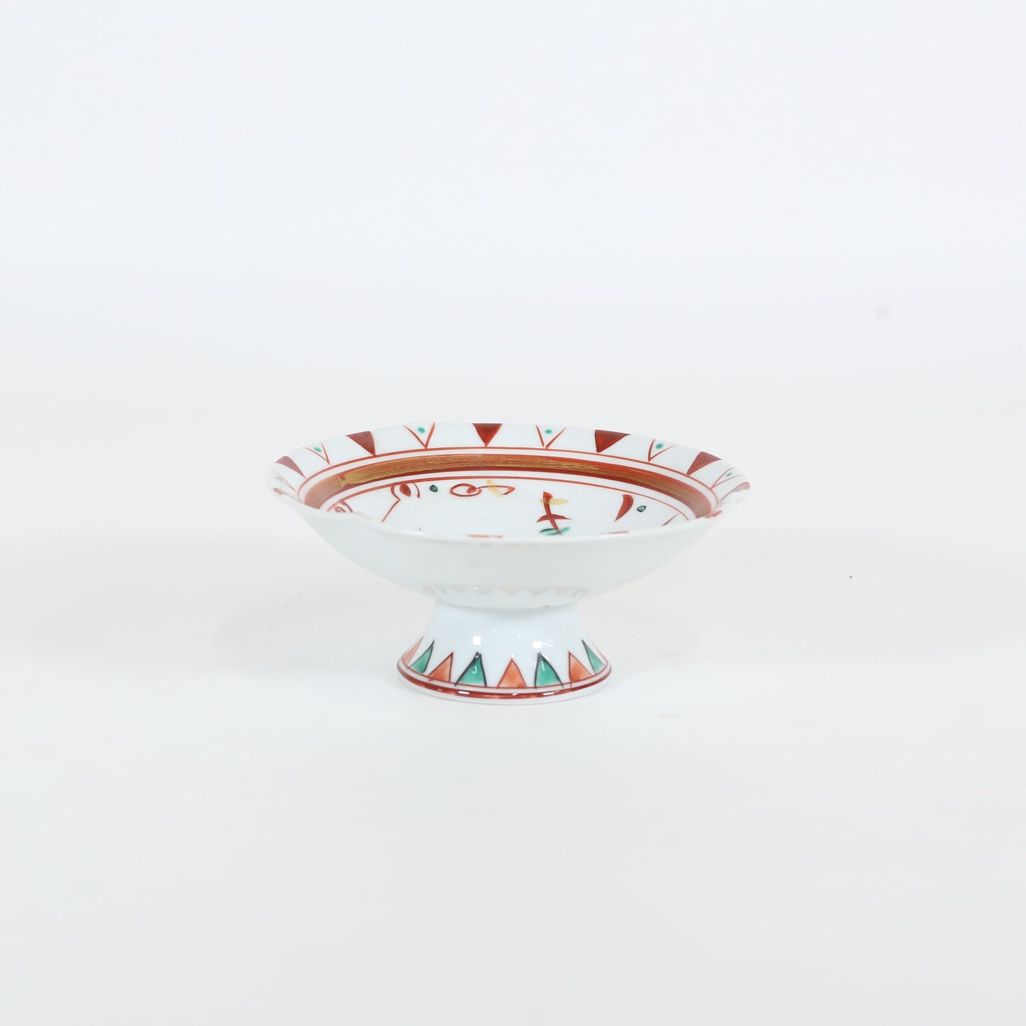 小鉢茶金市松 ブラウン 9cm