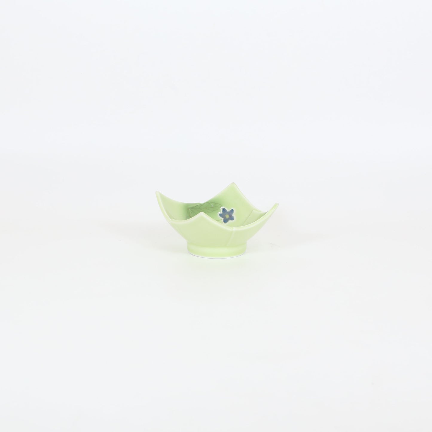 中付若草青磁虹彩早春紙合わせ グリーン 11cm