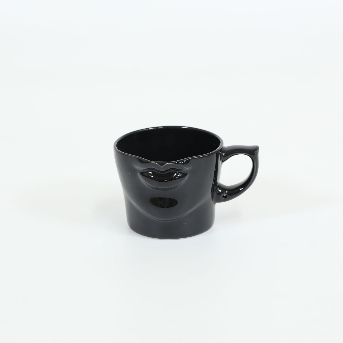 マグカップ艶あり ブラック 11cm