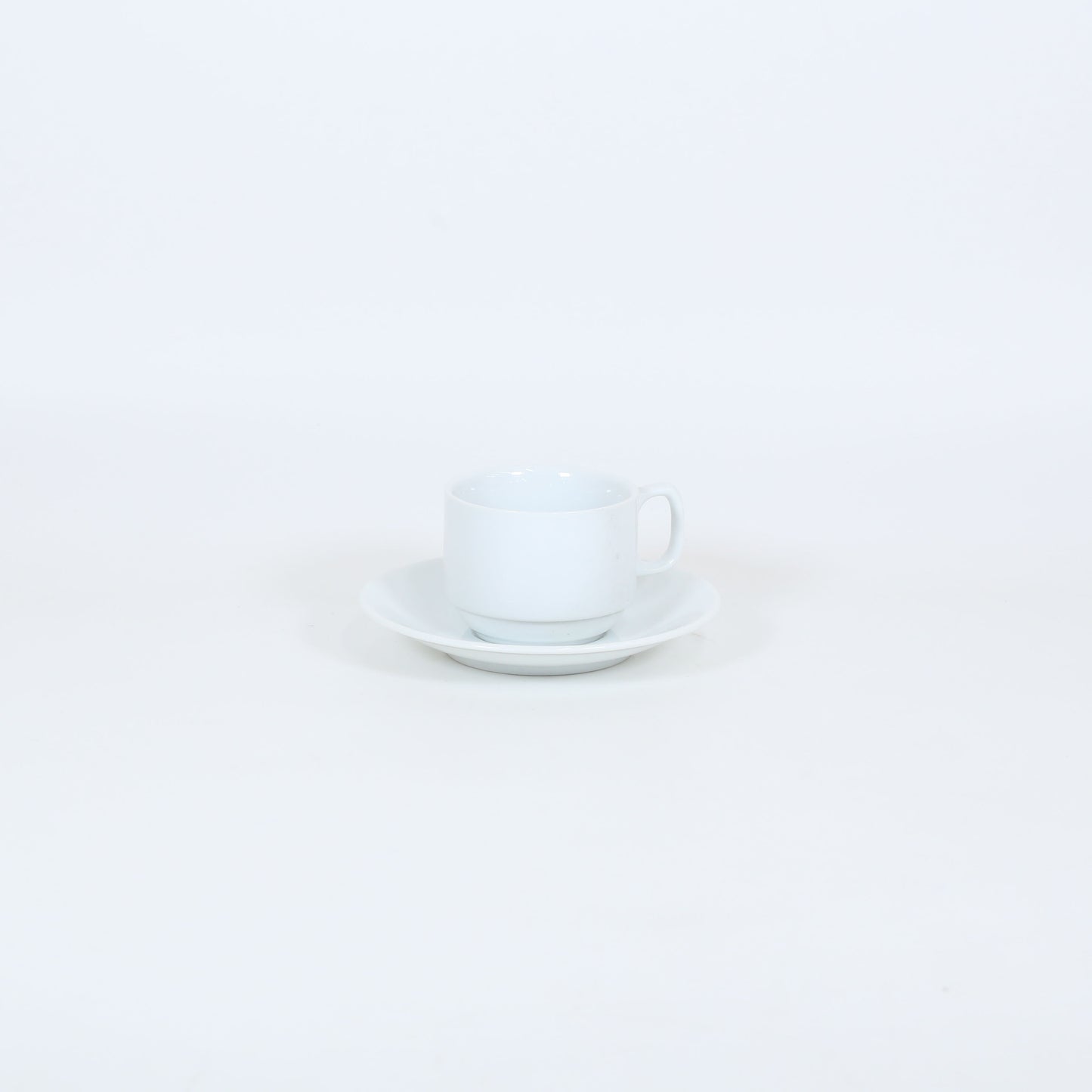 コーヒーカップソーサーベーシックカプチーノ ホワイト 15cm