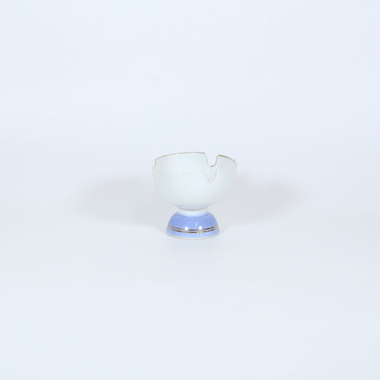 高台小鉢三方割白 ホワイト 10cm