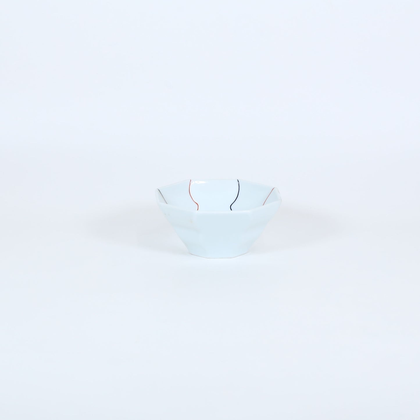 八角多用鉢線遊び ホワイト 13cm