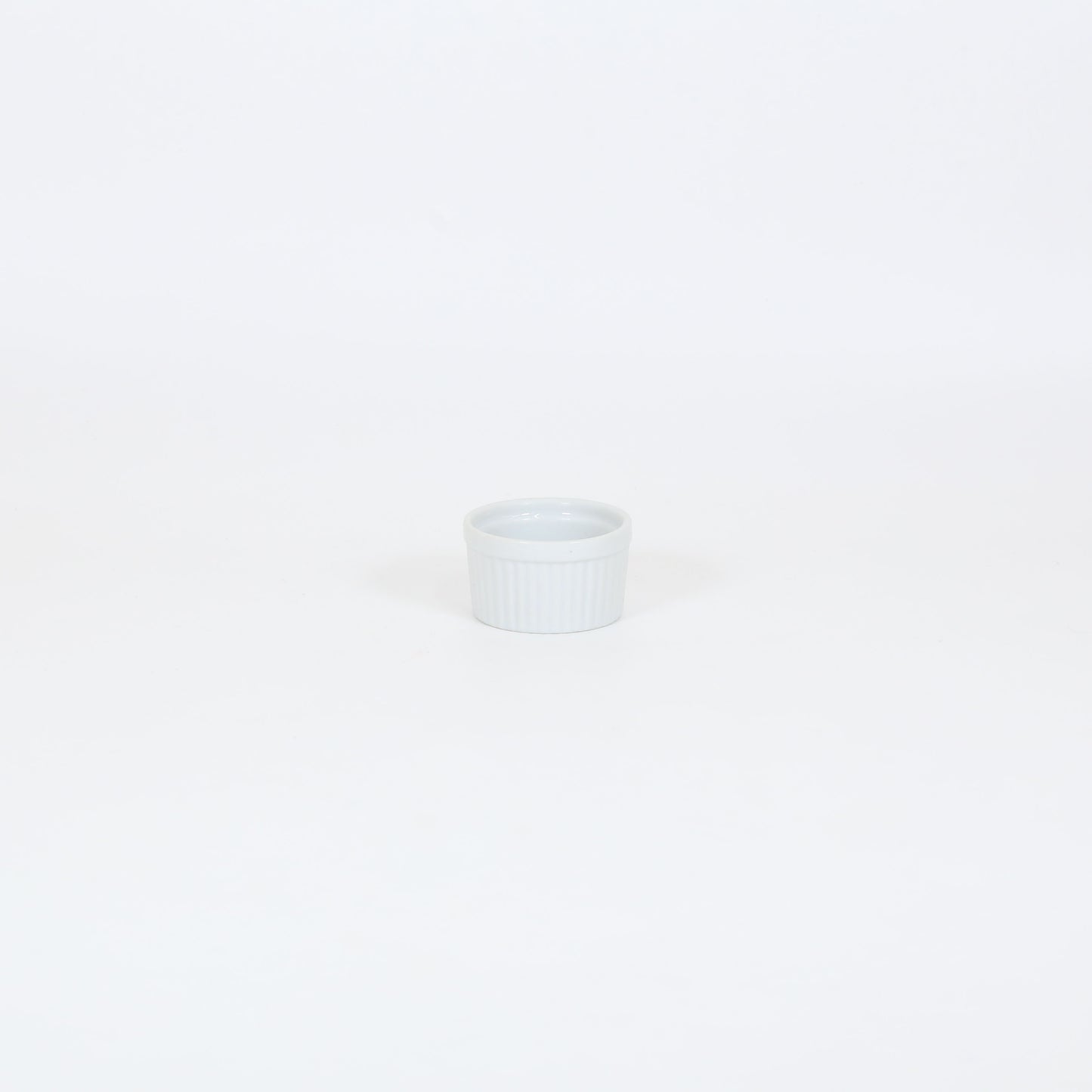 洋食器スフレラウンドポット ホワイト 7cm