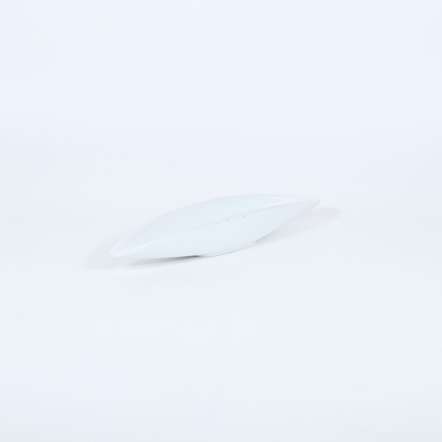 洋皿太白舟型長皿 ホワイト 6cm