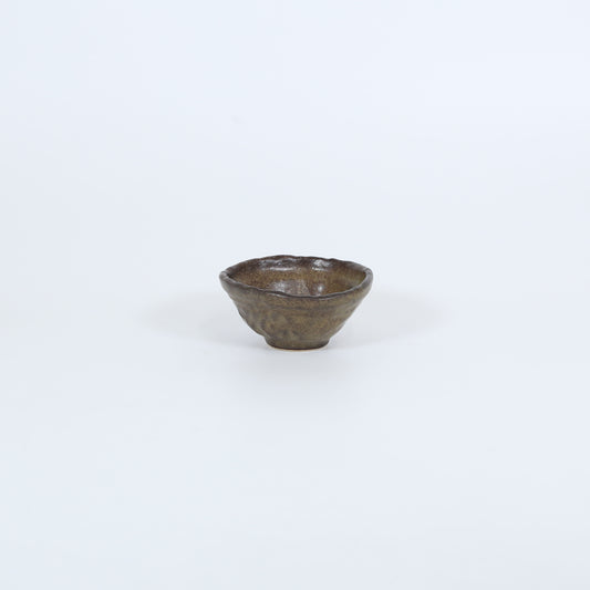 小鉢茶渦 ブラウン 11cm