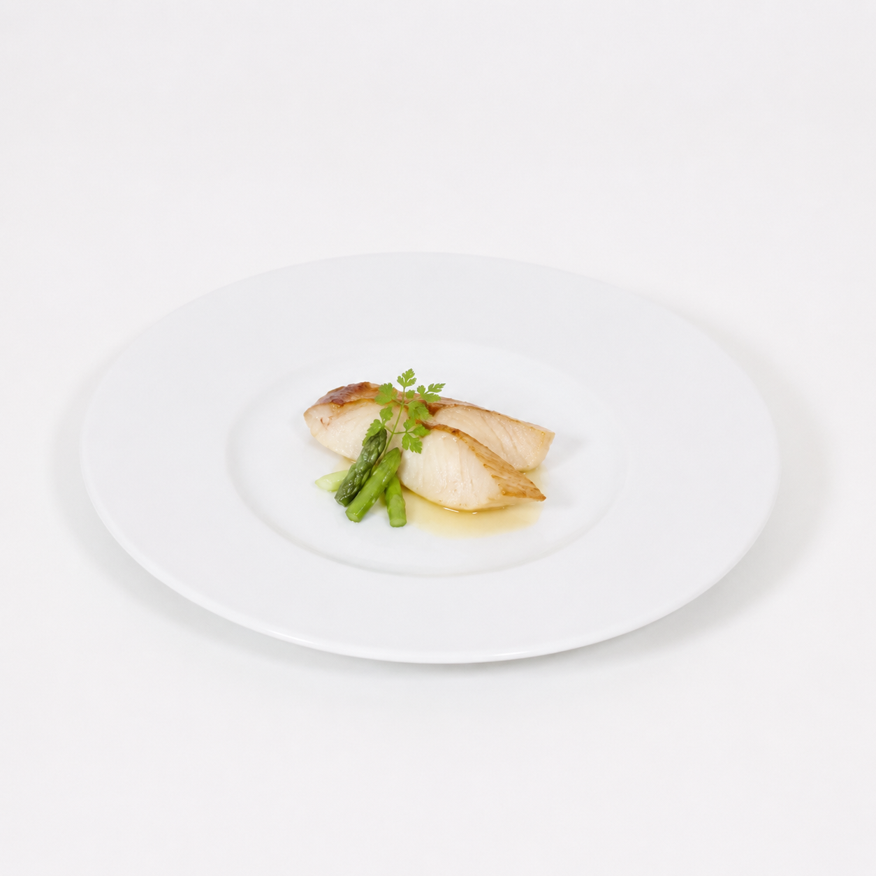 ディナー皿グラシアビスク風 ホワイト 27cm