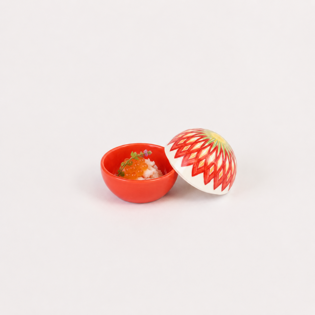 珍味絢手毬朱 レッド 5cm
