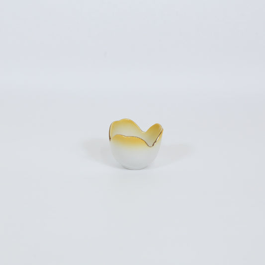 珍味花びら吹 イエロー 6cm