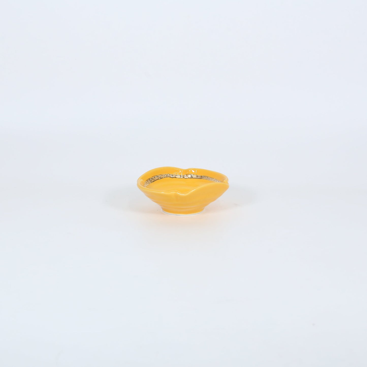 小付マンダリン金巻段付 イエロー 12cm