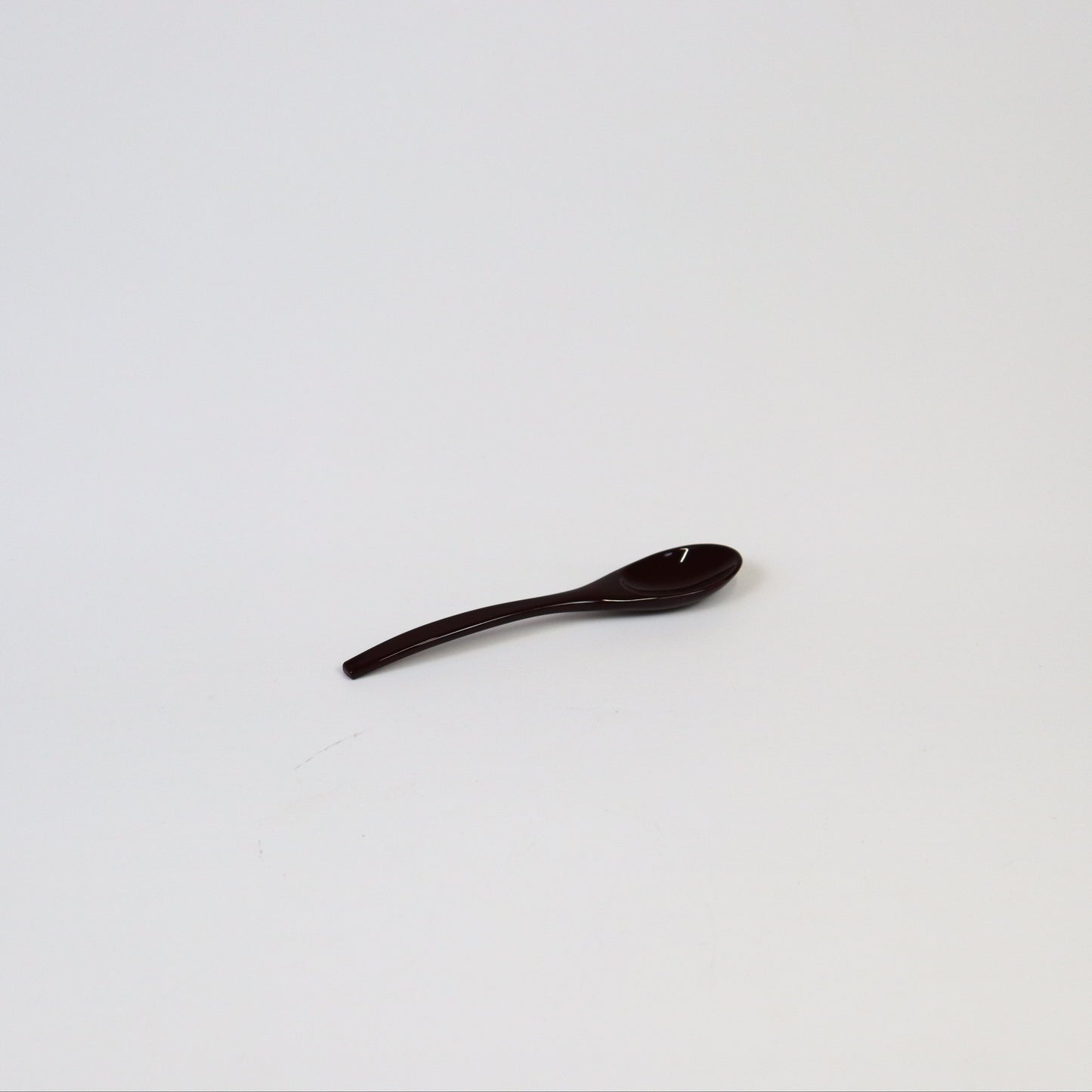 茶碗蒸しスプーン ブラウン 13cm
