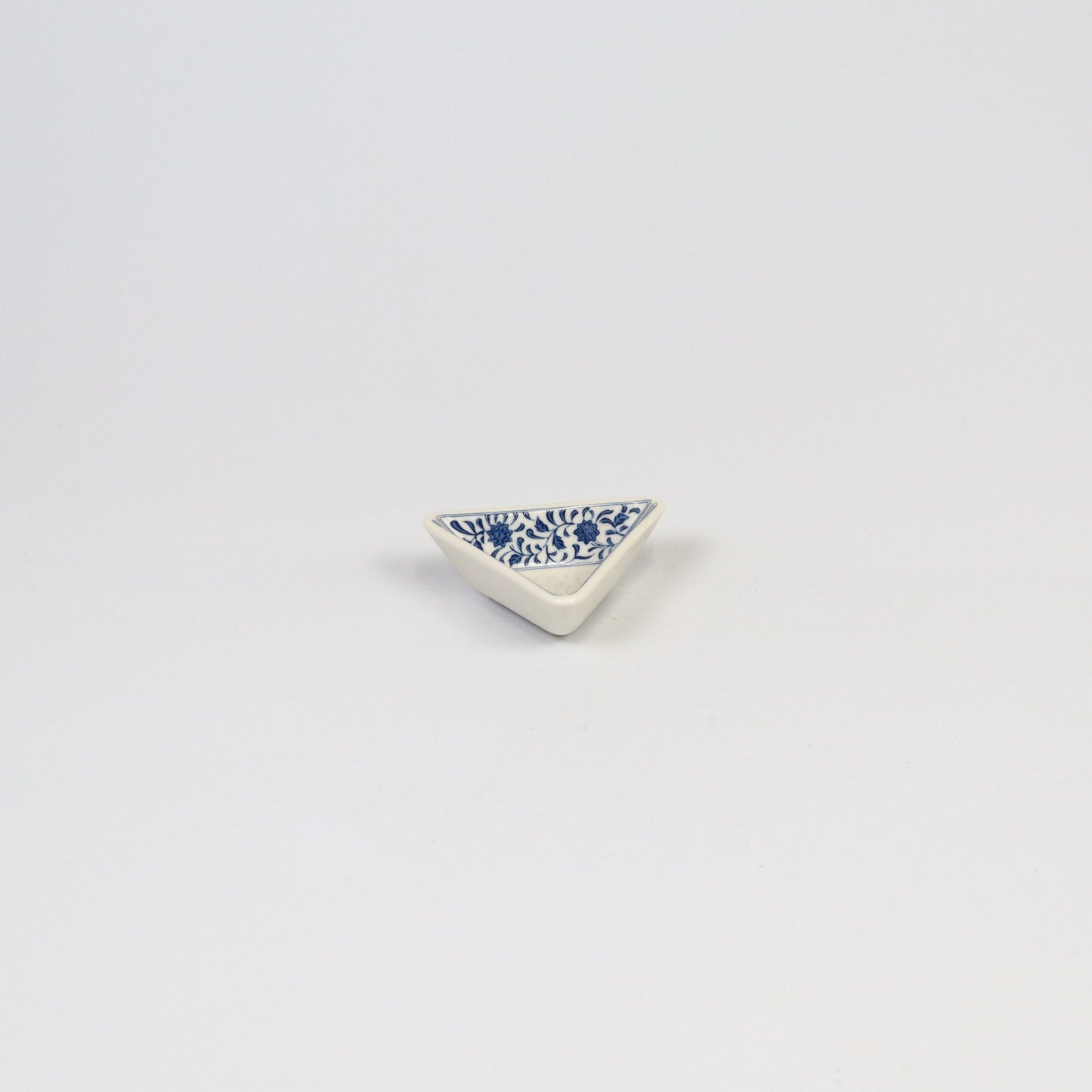 珍味三角唐草 ブルー 7cm