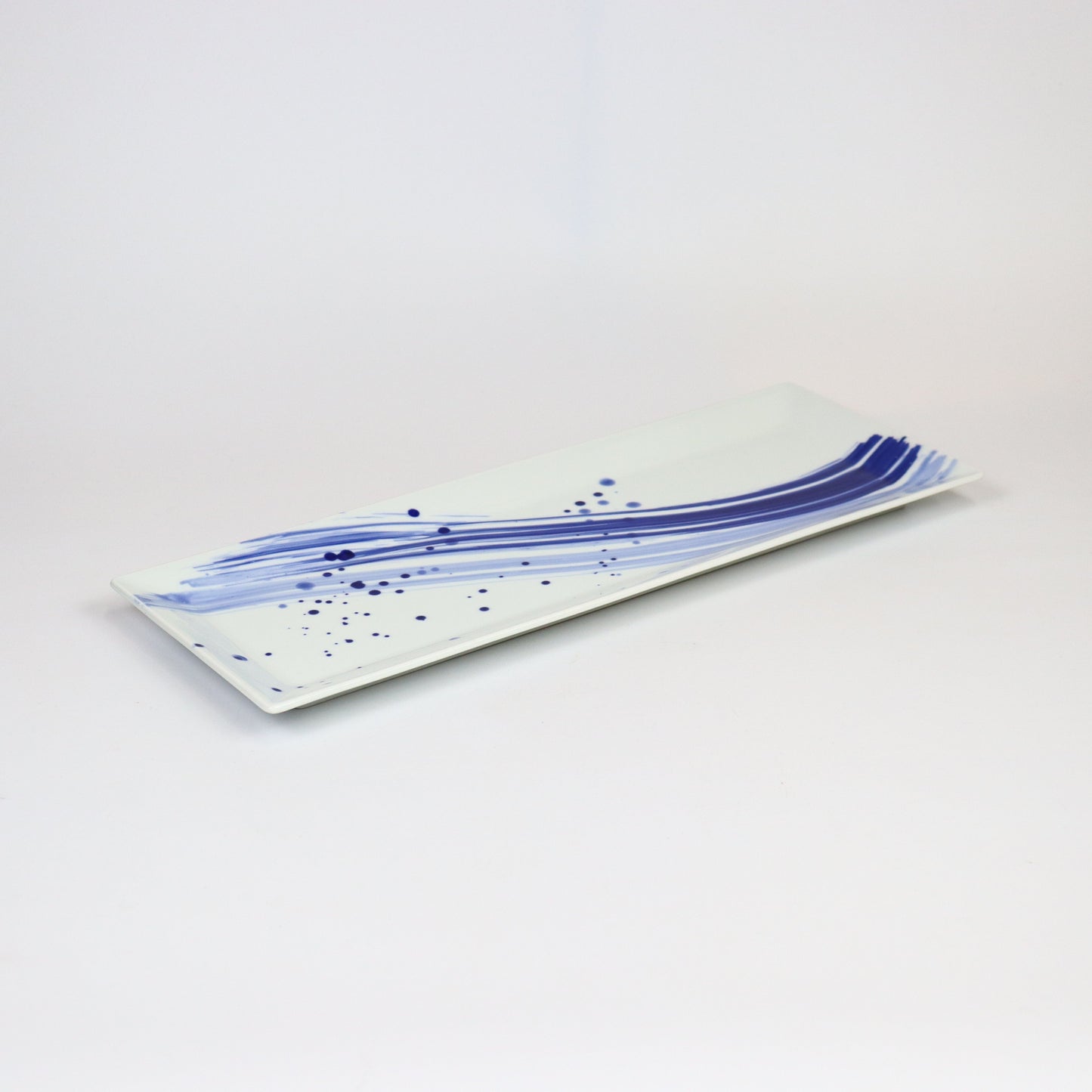 長皿呉須太刷毛 ホワイト 41cm