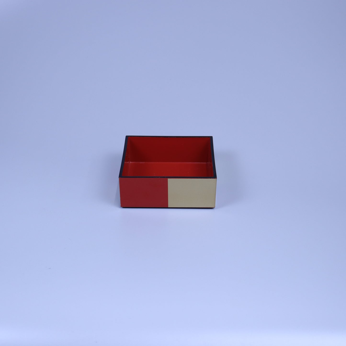 4.5寸角重朱金市松 レッド 14cm
