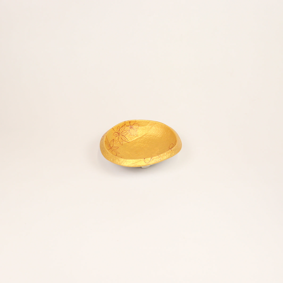 金彩春秋向付 ゴールド 18cm