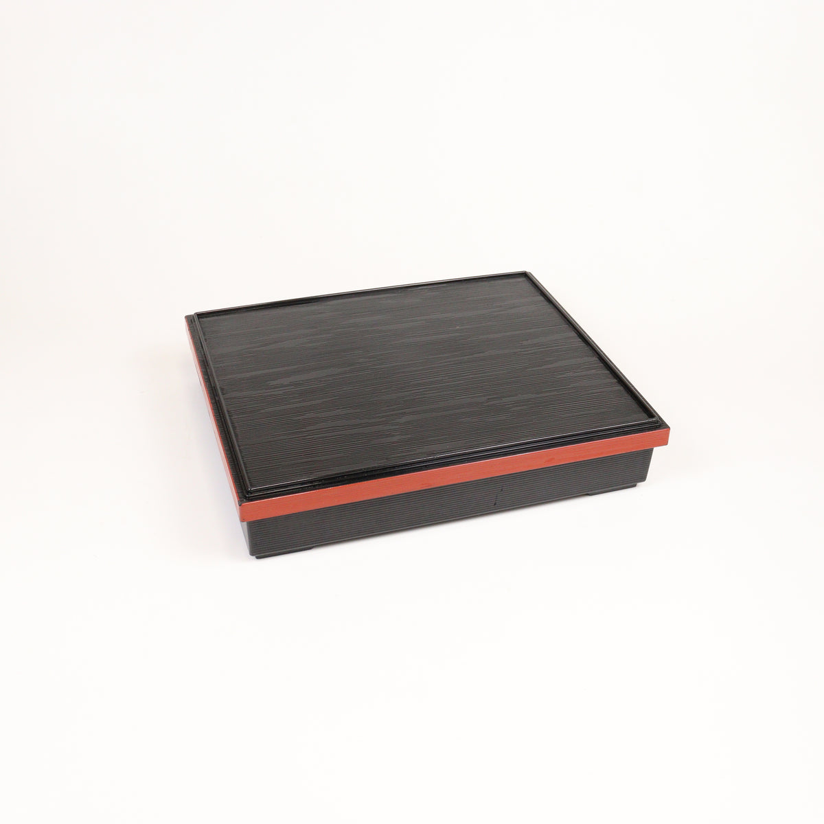 幕ノ内弁当箱4マス(8.5寸) ブラック 26cm