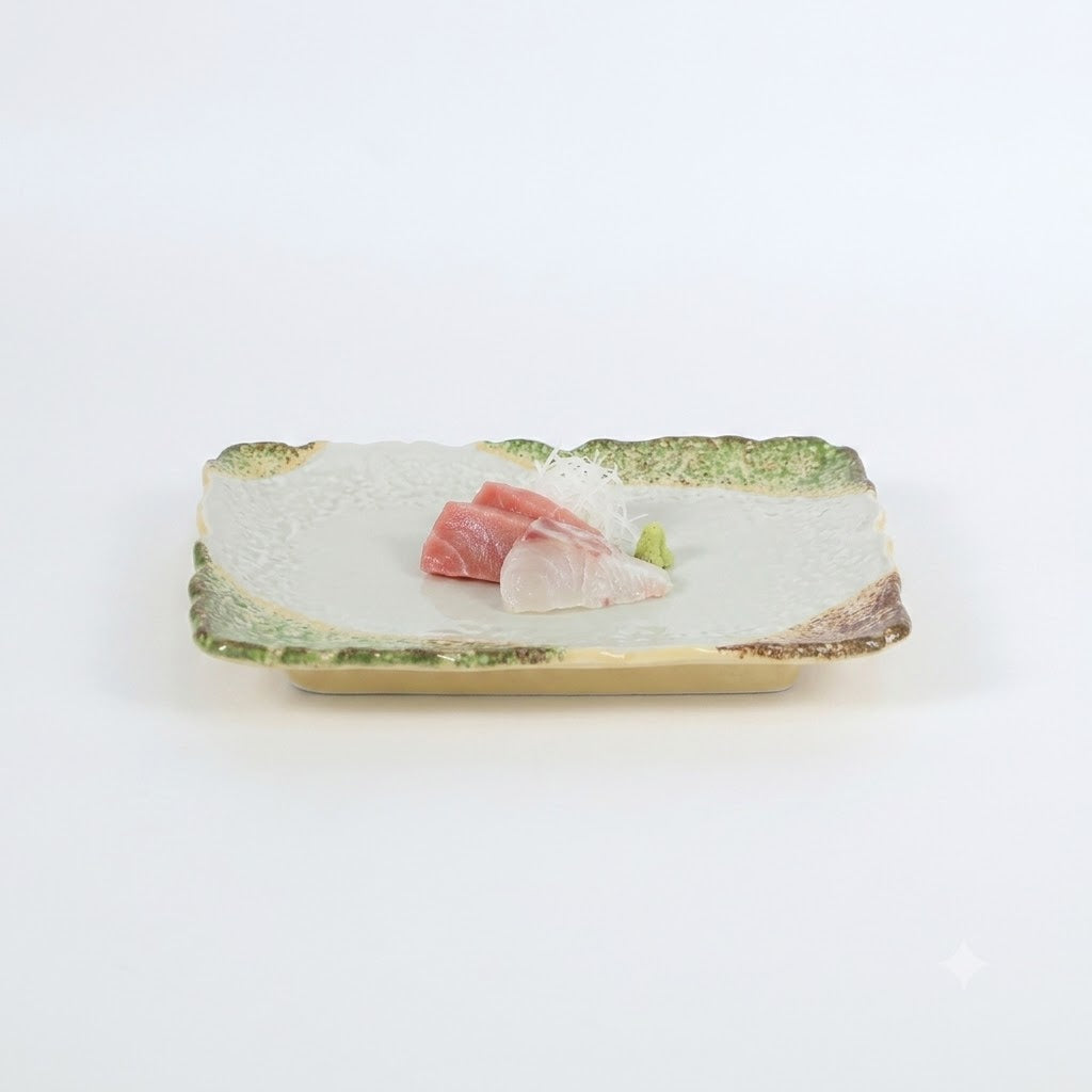 焼物皿雲錦 ホワイト 21cm