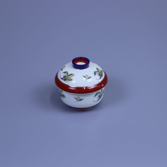 蒸椀夏目型朱巻木の実 ホワイト 8cm