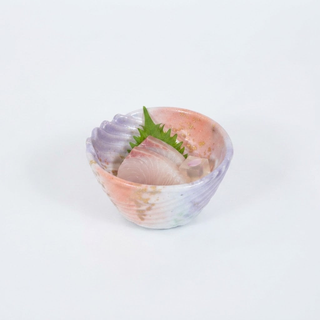 のし型小付赤紫吹紫 ホワイト 10cm
