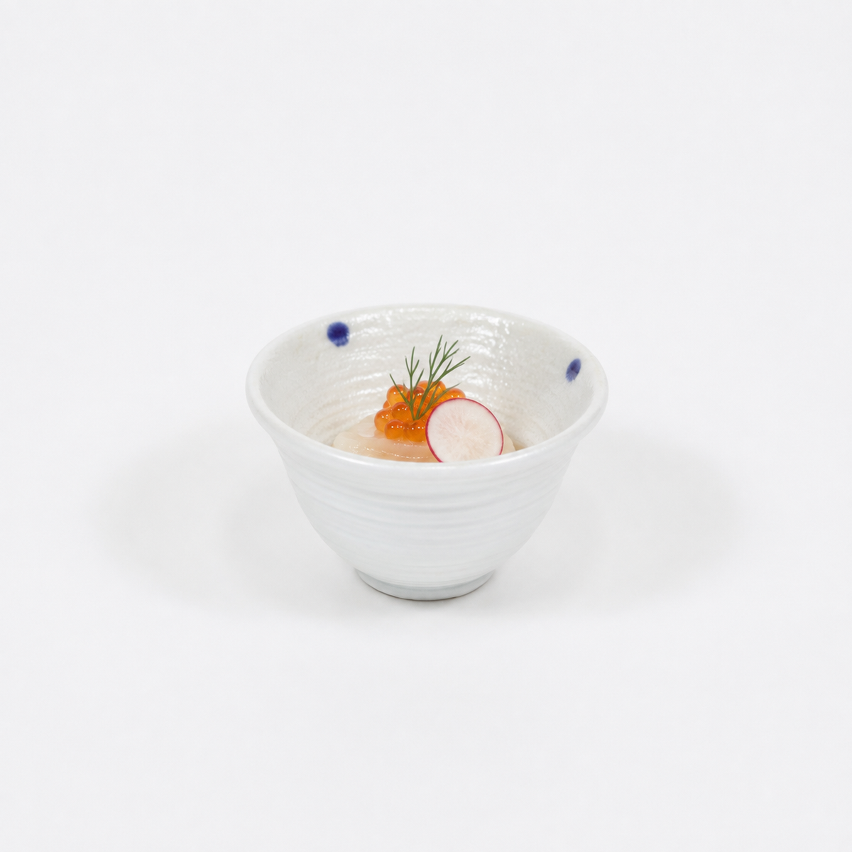 小鉢青水パール ホワイト 9cm
