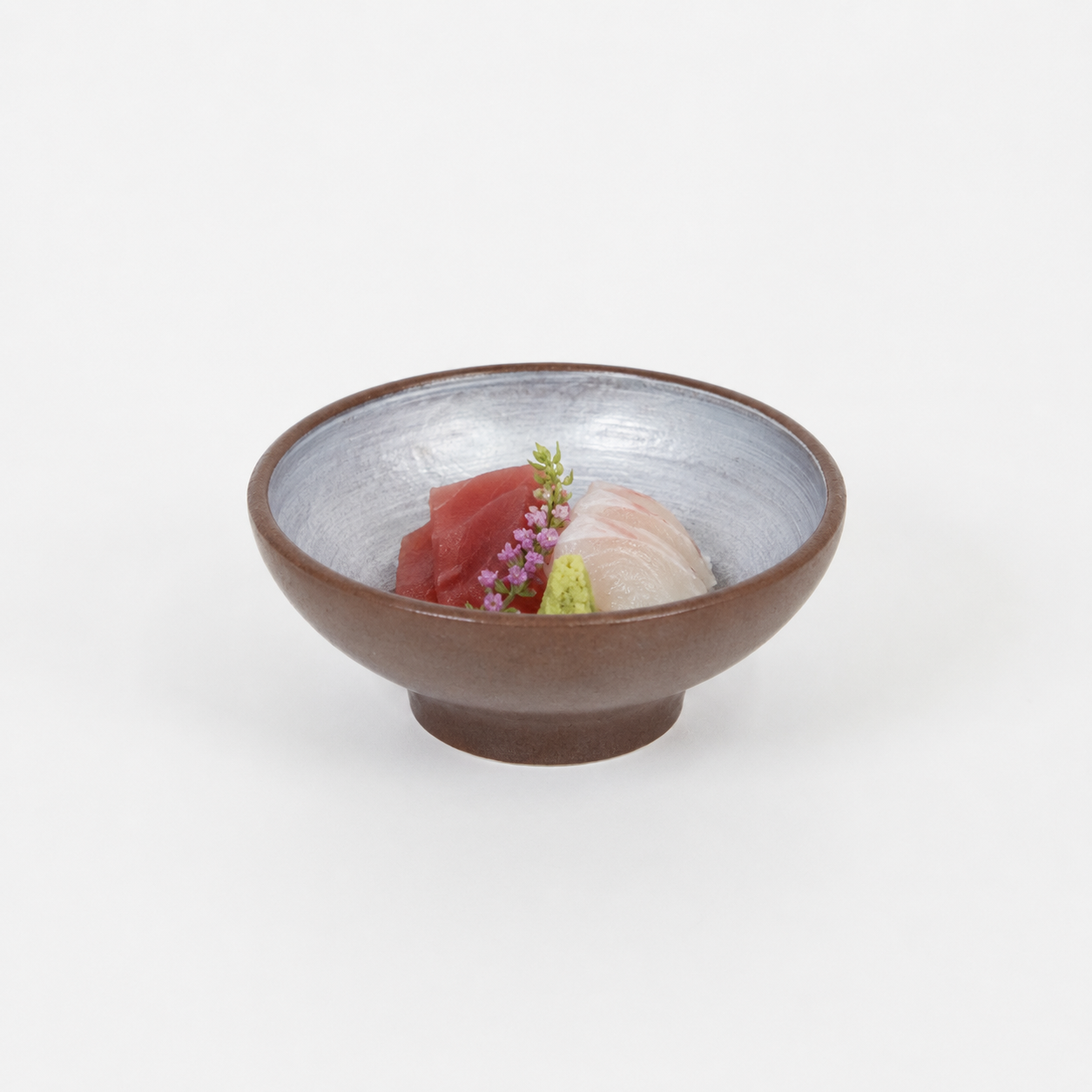 小丼赤茶銀 シルバー 16cm