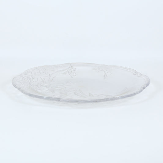 ガラス大皿桔梗 38cm