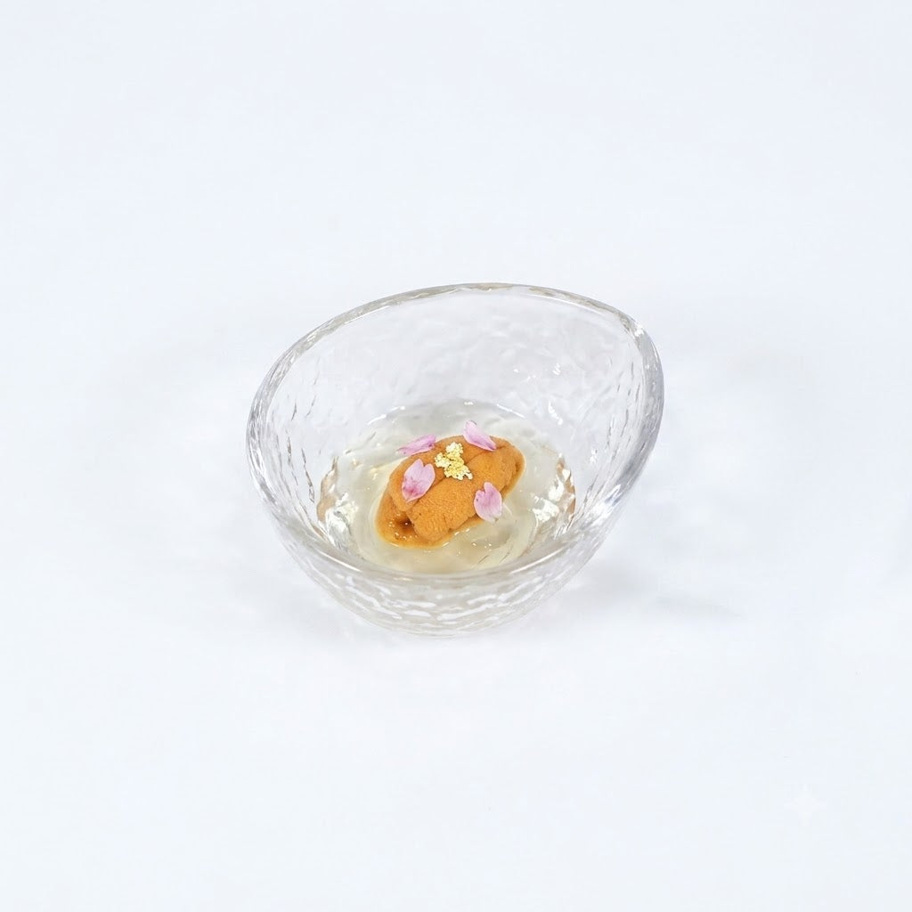 ガラス小鉢雫 12cm