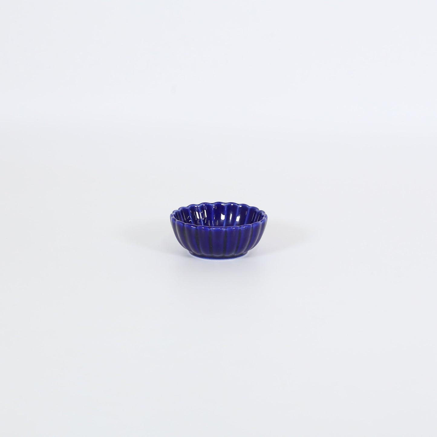 珍味菊深型深青磁 ブルー 7cm