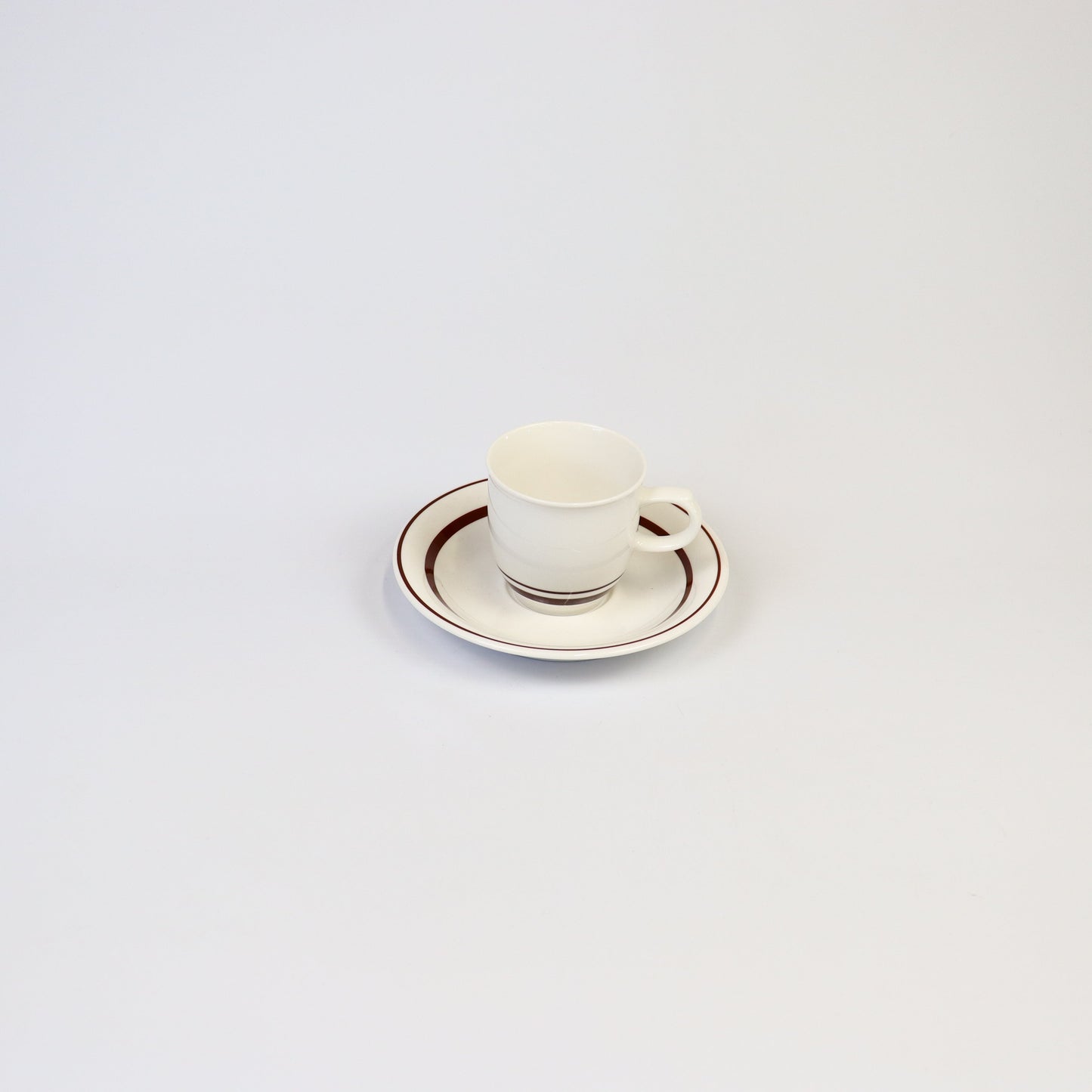 コーヒーカップソーサーヤマカストーン ホワイト 14cm