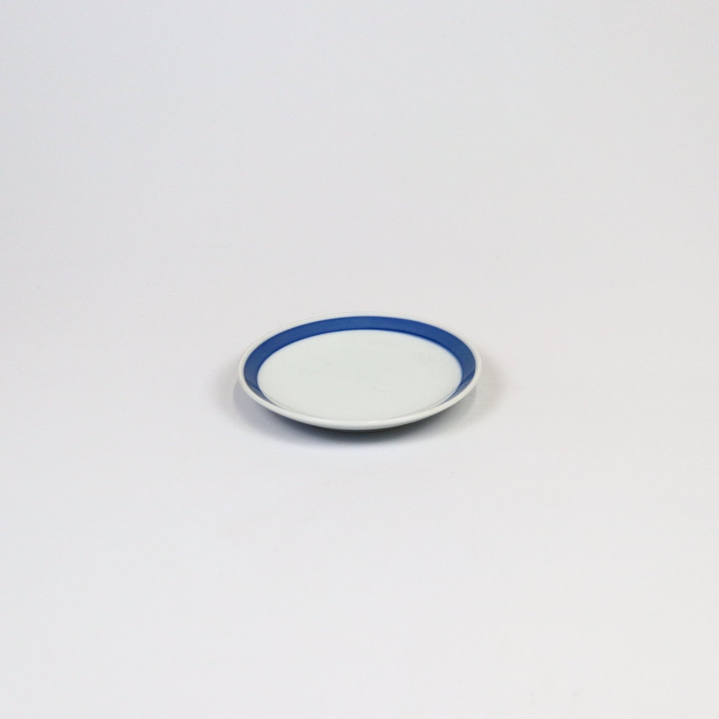 平丸皿縞柄 ホワイト 12cm