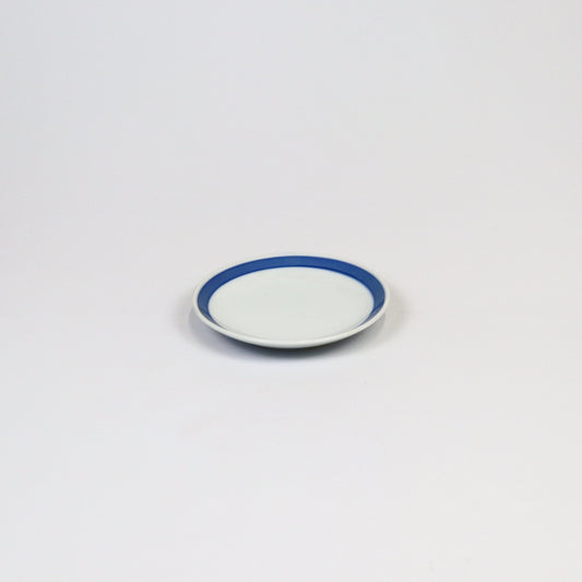 平丸皿縞柄 ホワイト 12cm
