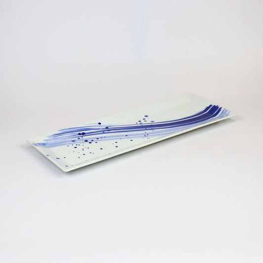 長皿呉須太刷毛 ホワイト 41cm