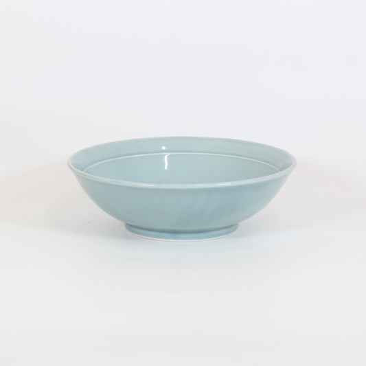 盛鉢青磁 ブルー 31cm