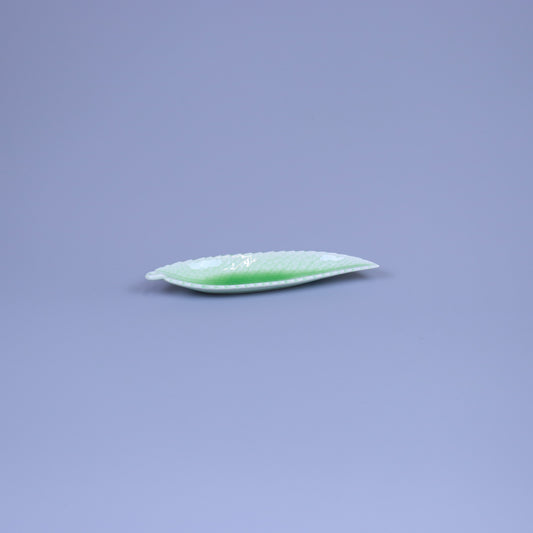 小付笹葉型 ライトグリーン 21cm