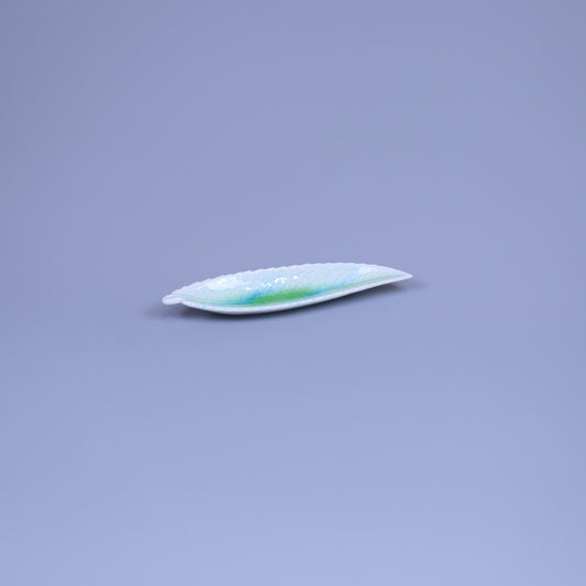 小付笹葉型 ライトグリーン 21cm