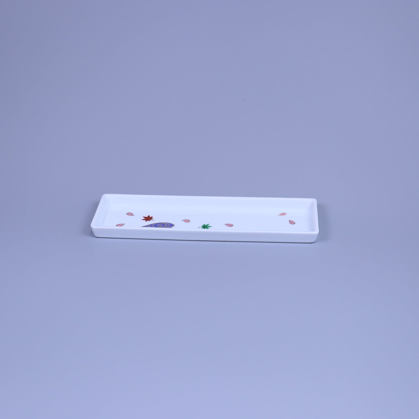 長皿長角春秋 ホワイト18cm