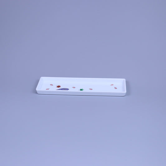 長皿長角春秋 ホワイト26cm