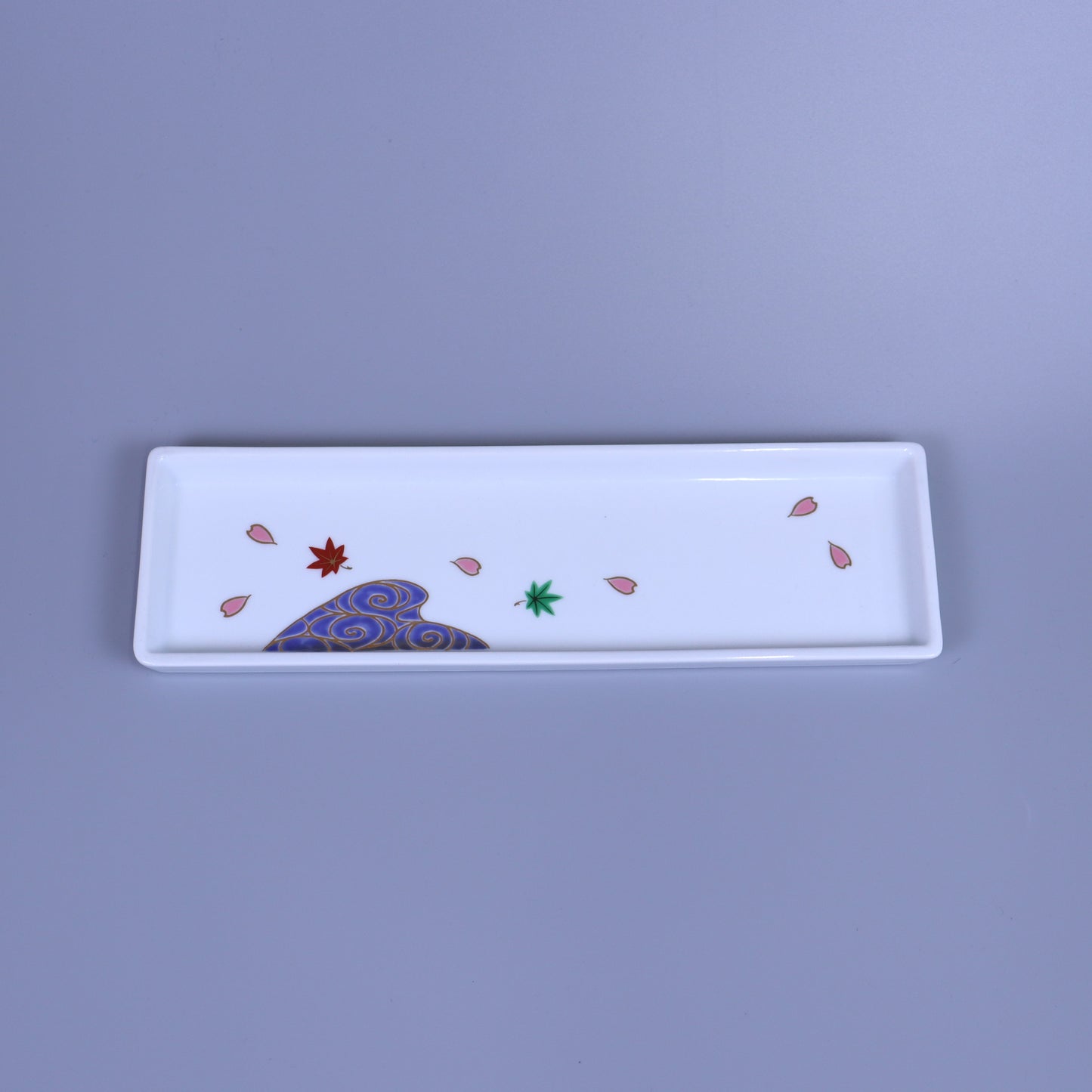 長皿長角春秋 ホワイト18cm
